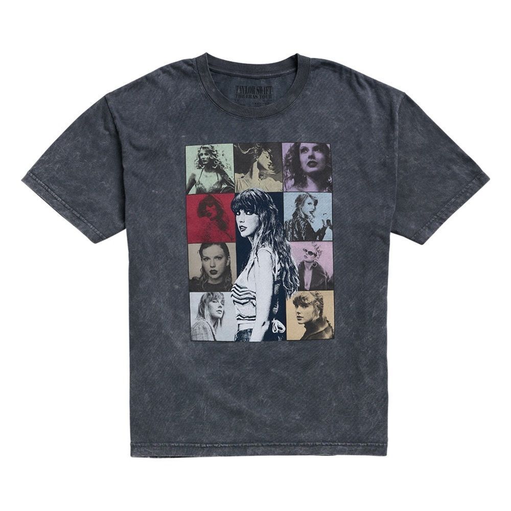 TAYLOR SWIFT‎ THE ERAS INTERNATIONAL TOUR MINERAL WASH GRAY T-SHIRT L nwt
